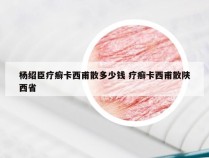 杨绍臣疗癣卡西甫散多少钱 疗癣卡西甫散陕西省