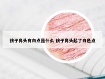 孩子鼻头有白点是什么 孩子鼻头起了白色点