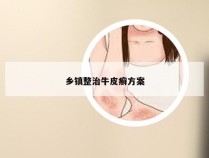 乡镇整治牛皮癣方案
